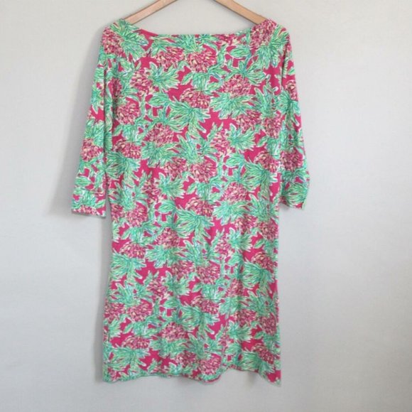Lilly Pulitzer Cassie Dress Printed Orchid H11099 - Picture 3 of 8